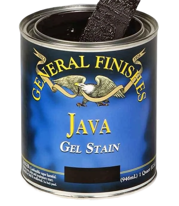 Pure General Finishes Java Gel Stain 1 Pint Functional