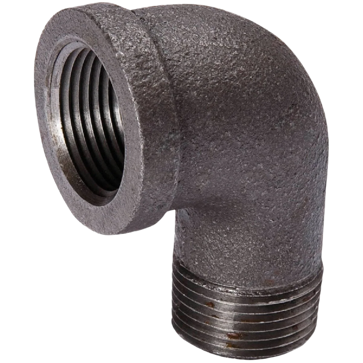 Smooth Southland 2 In. 90 Deg. Street Malleable Black Iron Elbow Practical