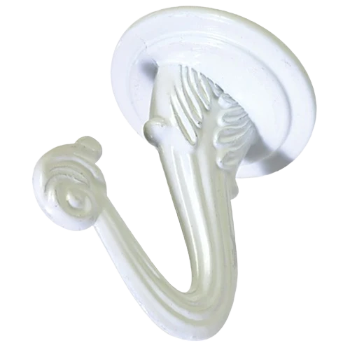 Top-Quality Hillman White Swag Hooks 2 Piece Excellent