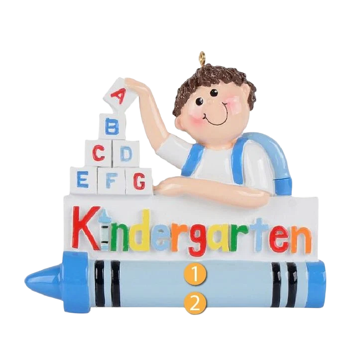 Casual Rudolph Me Personalized Kindergarten Boy Ornament Elegant