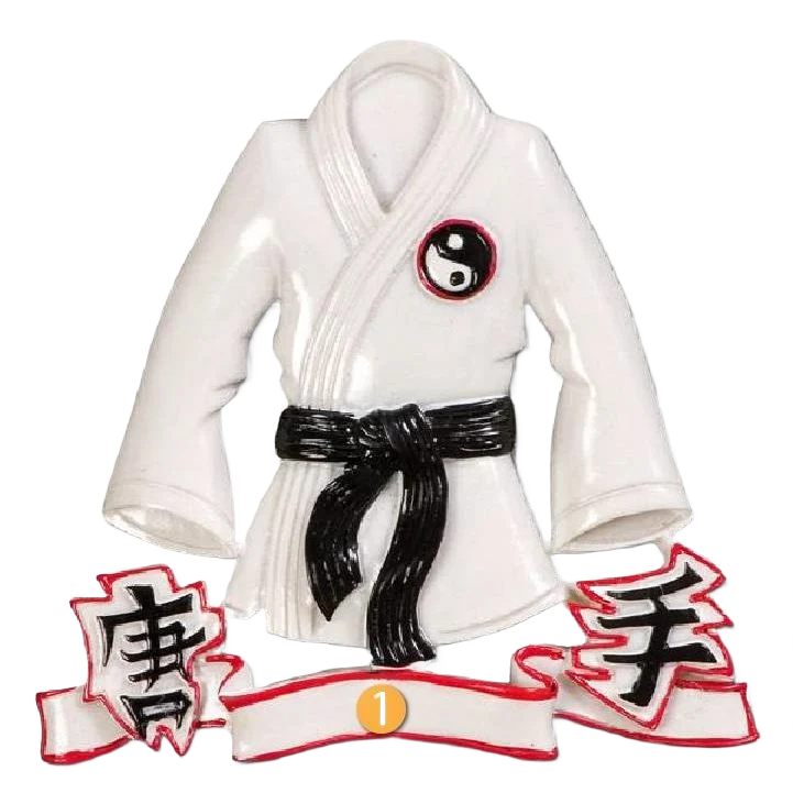 Refined PolarX Personalized Karate Jacket Ornament Solid
