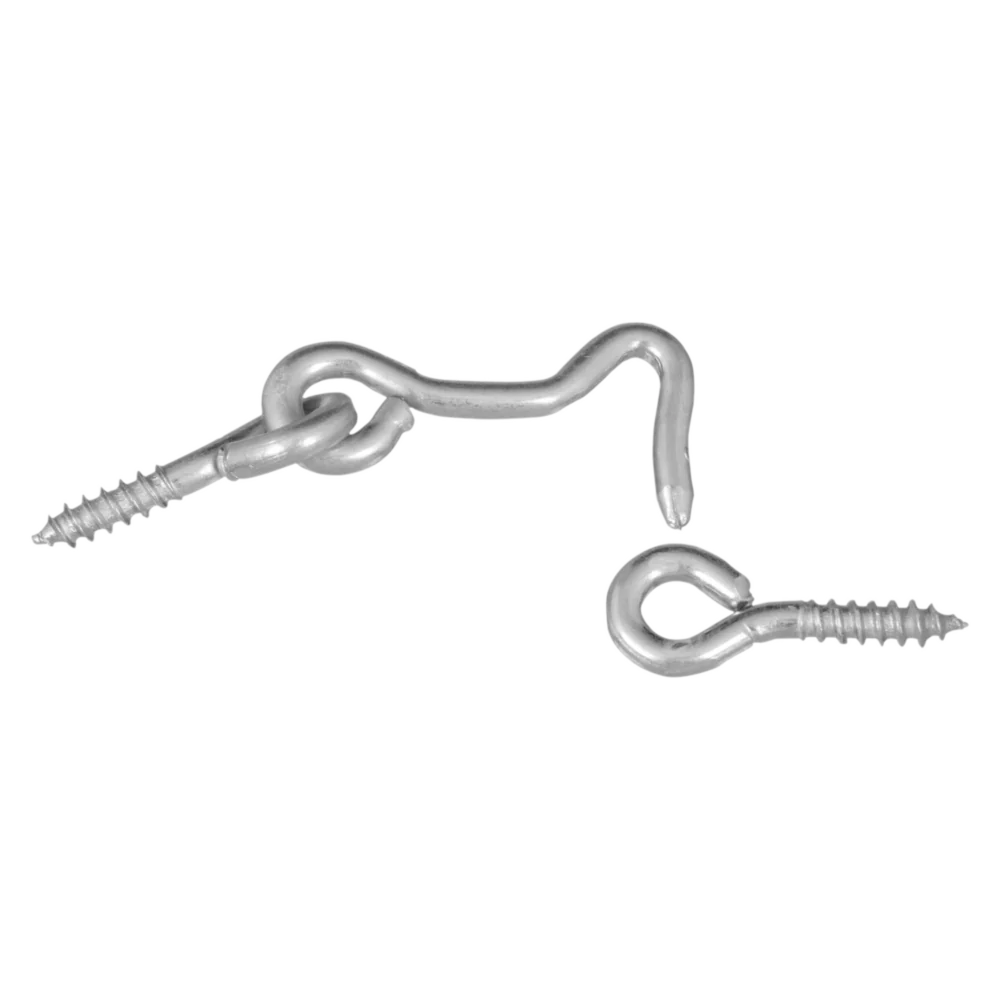 Sophisticated National Hardware 1-1 2 Steel Hook Eye Bolt 2 Ct. Next-Generation