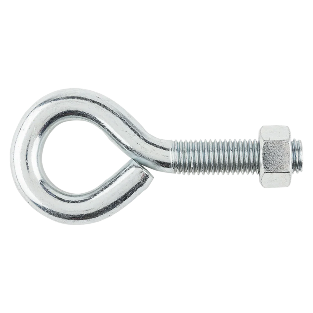 Secure National Hardware 3 4 x 6 Zinc Eye Bolt with Hex Nut Relaxed