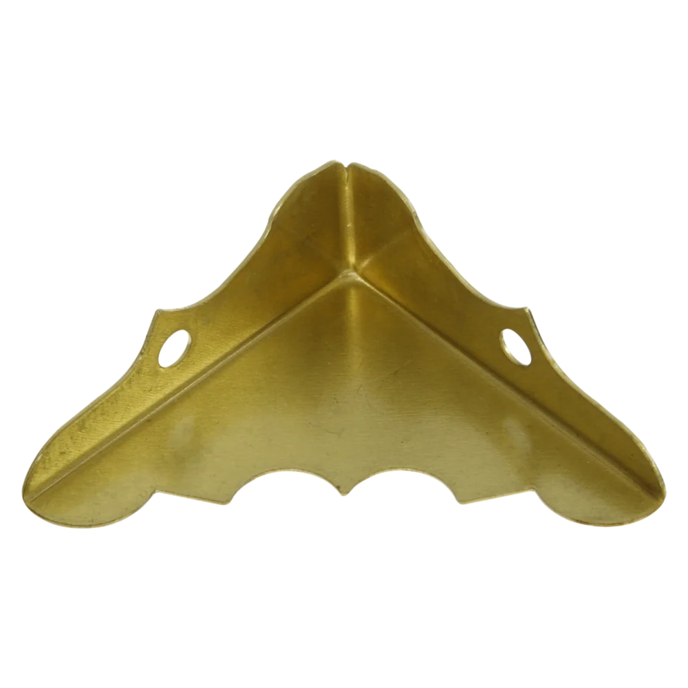 Proven National Hardware 9 16 x 1-1 4 Brass Decorative Corner Protector 4-Count Comfortable