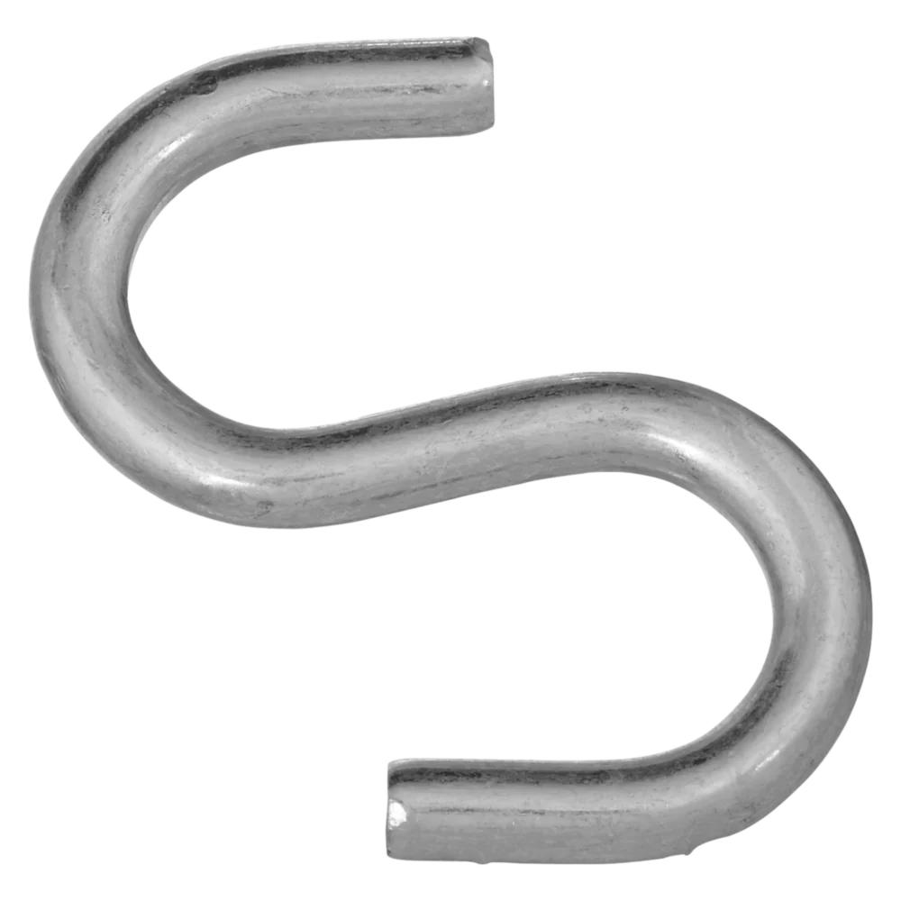 Unique National Hardware 3 Zinc Heavy Open S Hook Bulk Premium