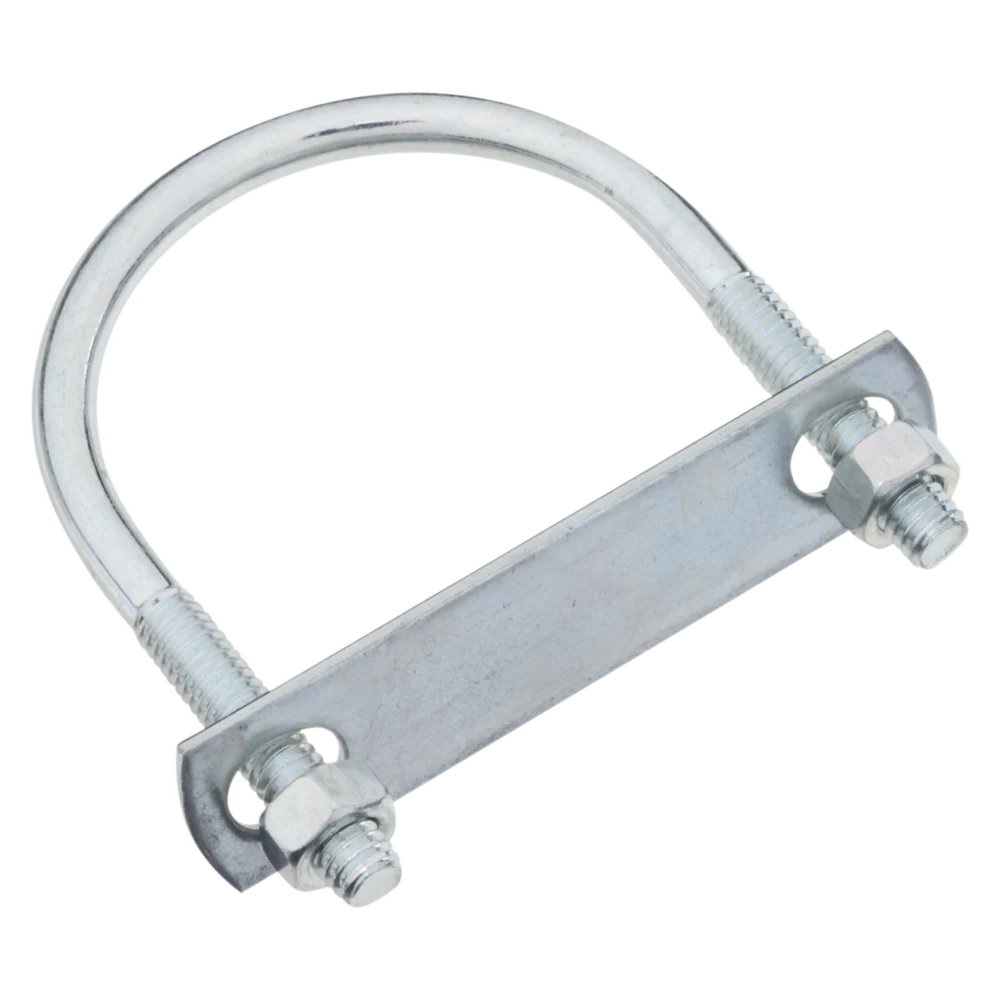 Traditional National Hardware 5 16 x 2-1 2 x 3-1 2 Zinc Round U Bolt Professional