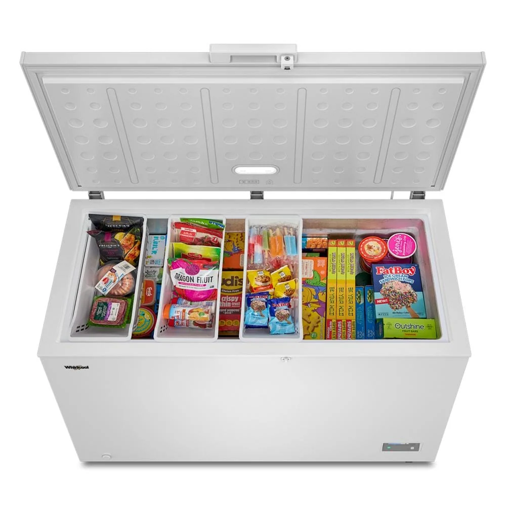 Excellent Whirlpool® 16 cu. ft. Convertible zer-to-Fridge Chest zer with 3 Storage Baskets Lightweight