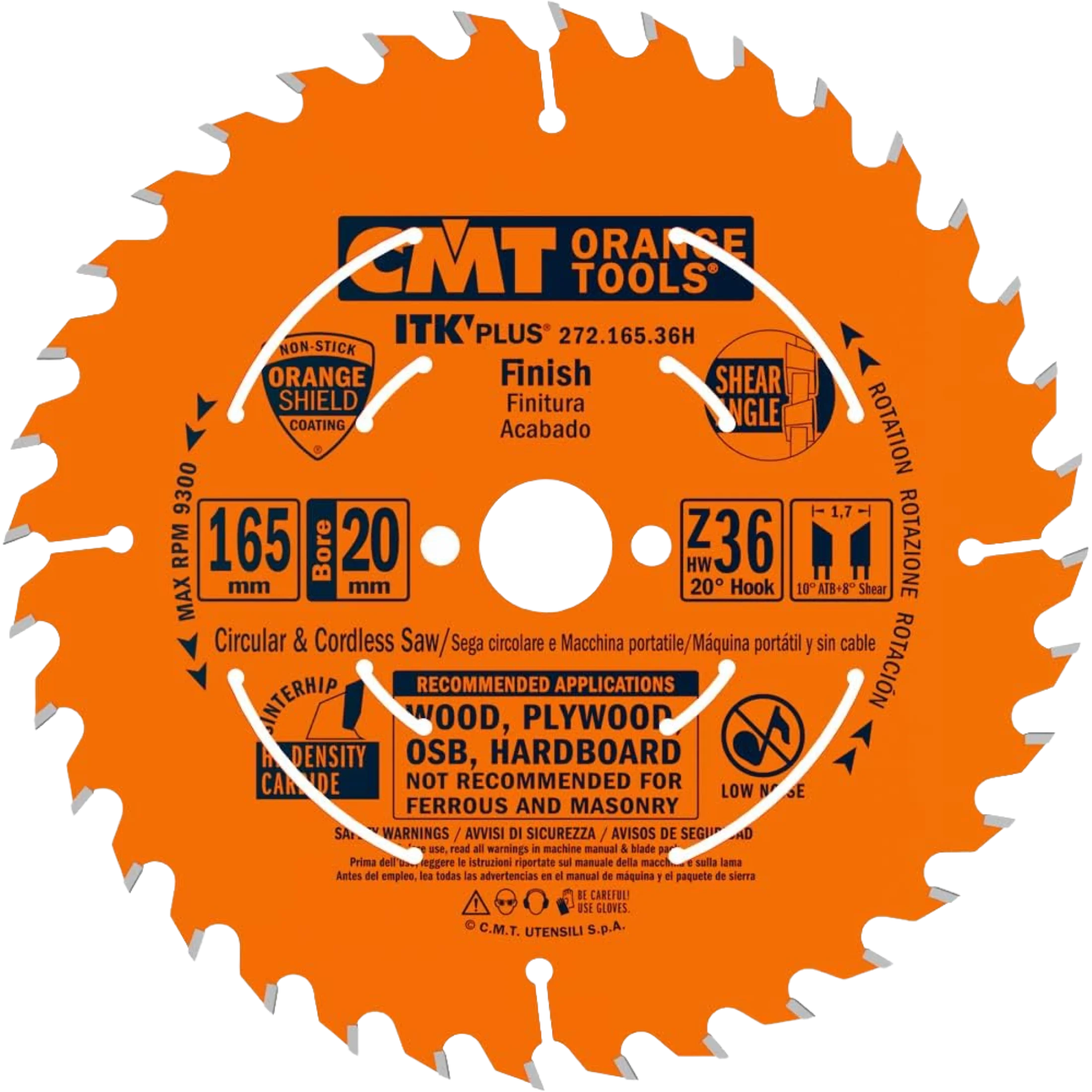 Modern CMT Orange Tools 6-1 2 36T Finish Saw Blade Premium Material