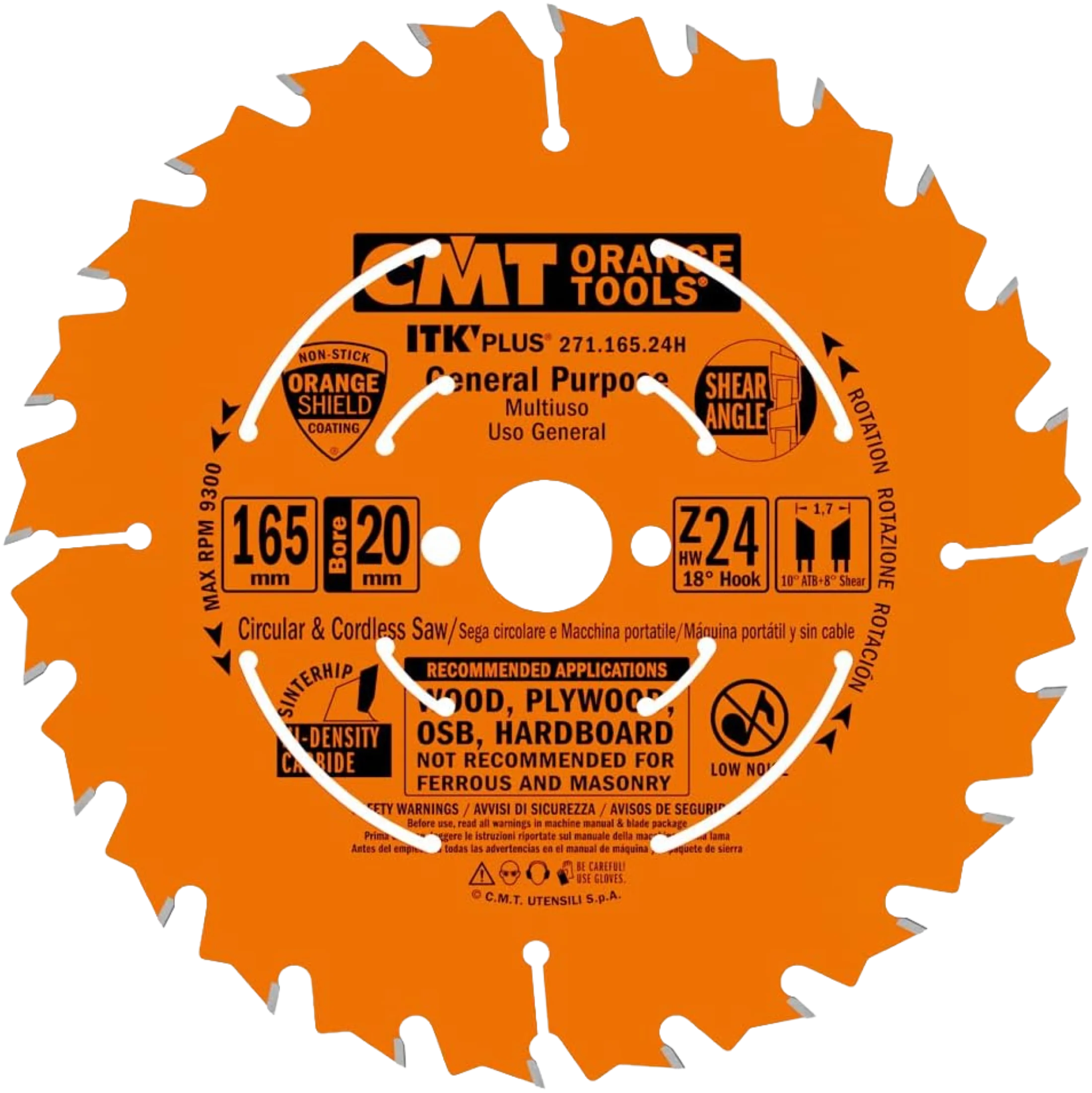 Proven CMT Orange Tools 6-1 2 24T Fast Framing Saw Blade Optimized