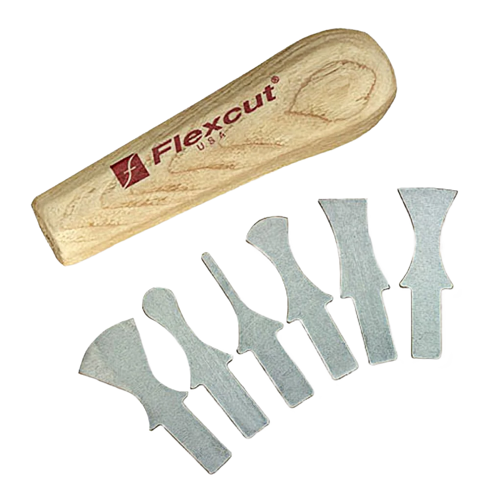 Top-Quality Flexcut 6 Pc. Profile Scraper Set Authentic
