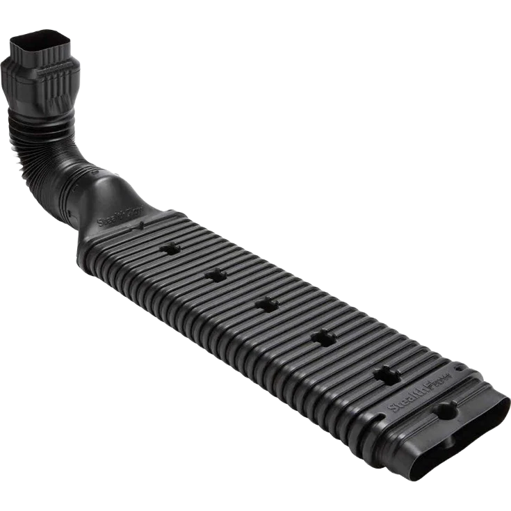 Responsible Amerimax StealthFlow Low Profile Downspout Extension Kit Smooth