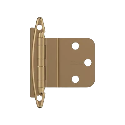 Recyclable Amerock 3 8 Inset Non-Self-Closing Face Mount Champagne Bronze Cabinet Hinge Trusted