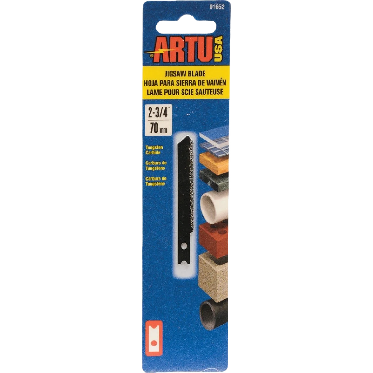 Enhanced ARTU 2-3 4 In. U-Shank Carbide Grit Jigsaw Blade Practical