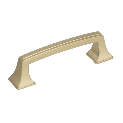 Contemporary Amerock Mulholland 3 Center-to-Center Golden Champagne Cabinet Pull Fine Crafted