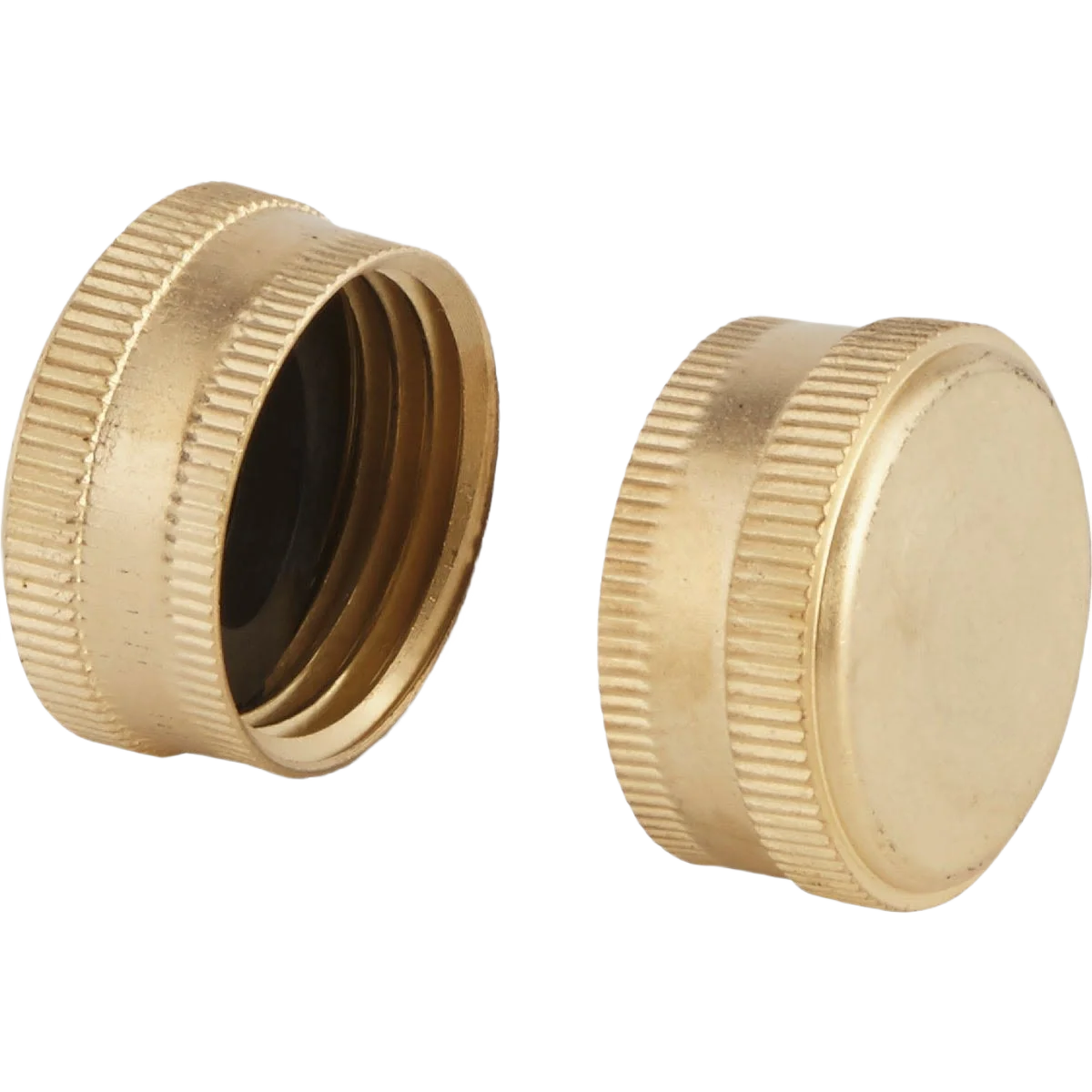 Genuine Garden Brass Hose End Cap 2-Pack Excellent