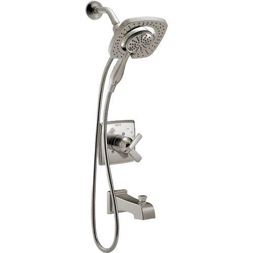 Innovative Delta Ashlyn Monitor 17 Stainless Shower Trim with In2ition High-Performance