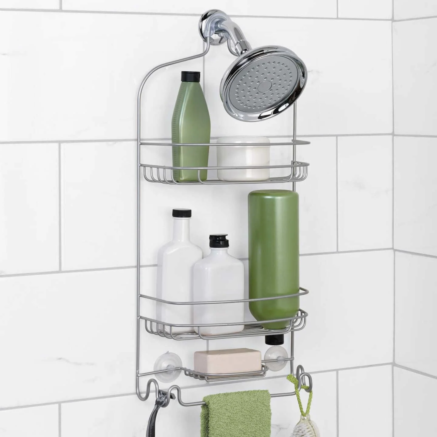 Advanced Zenith Chrome Medium Shower Caddy Certified