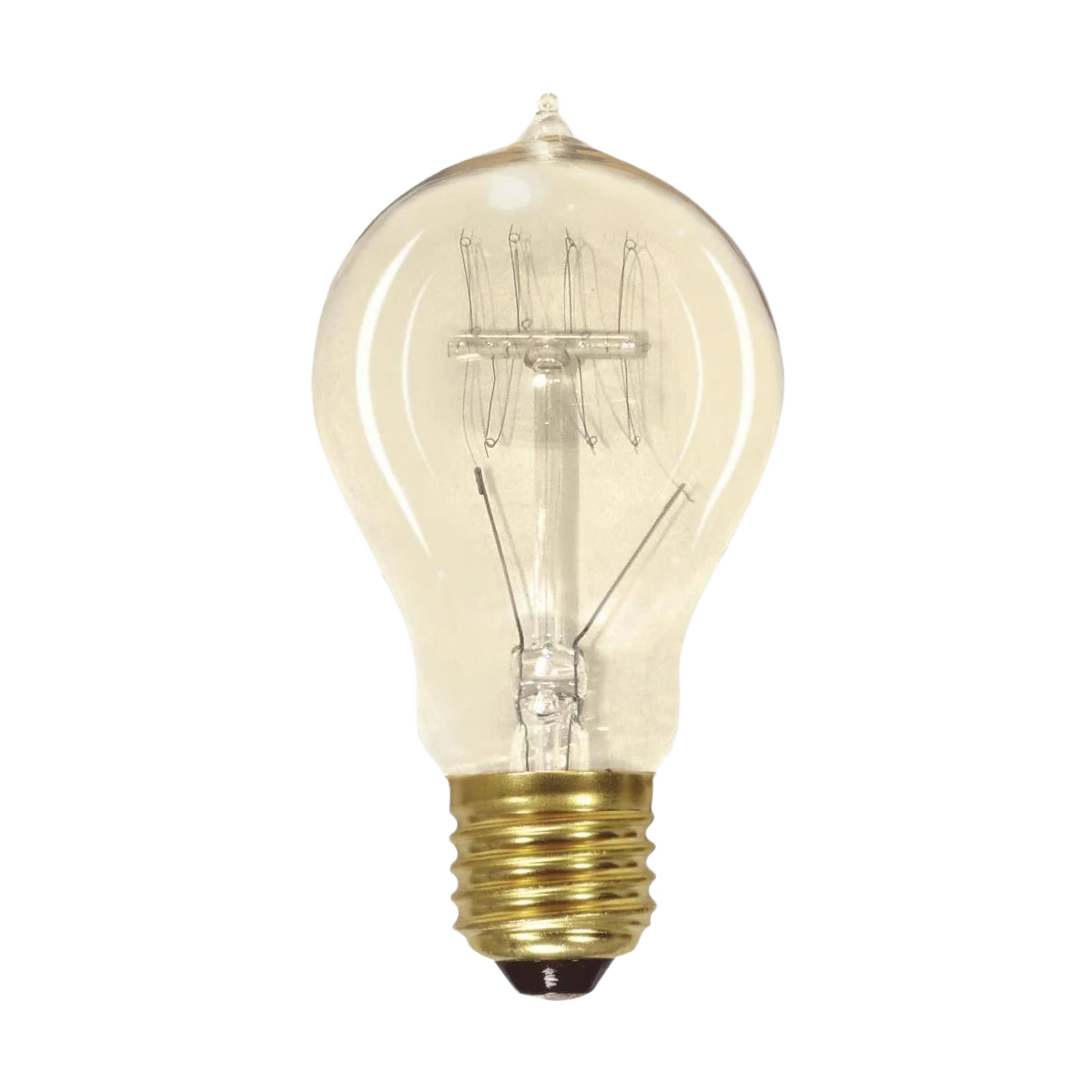 Safe Satco 40 Watt A19 Incandescent Vintage Edison Style Light Bulb Official