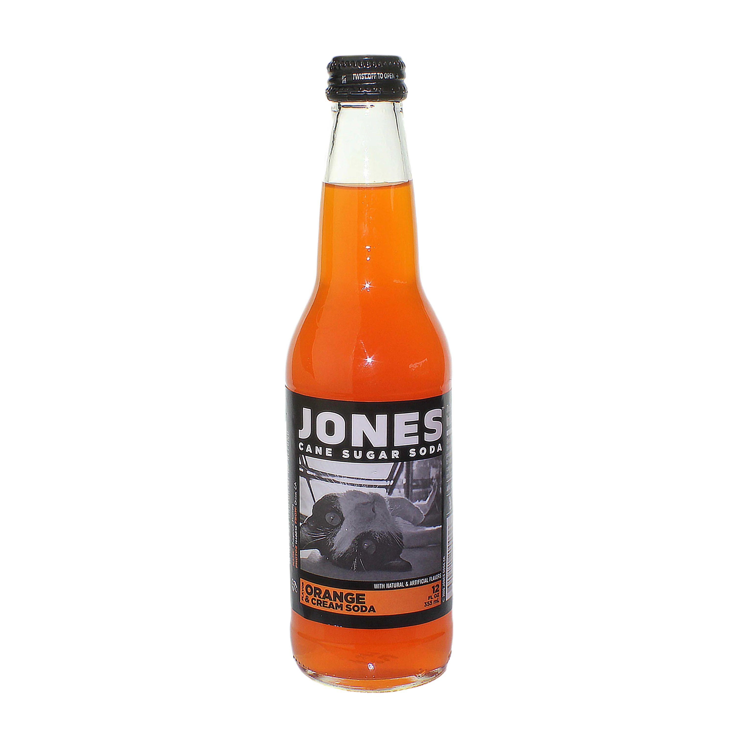 Genuine Jones Orange Cream Soda 12 oz. Fine Crafted