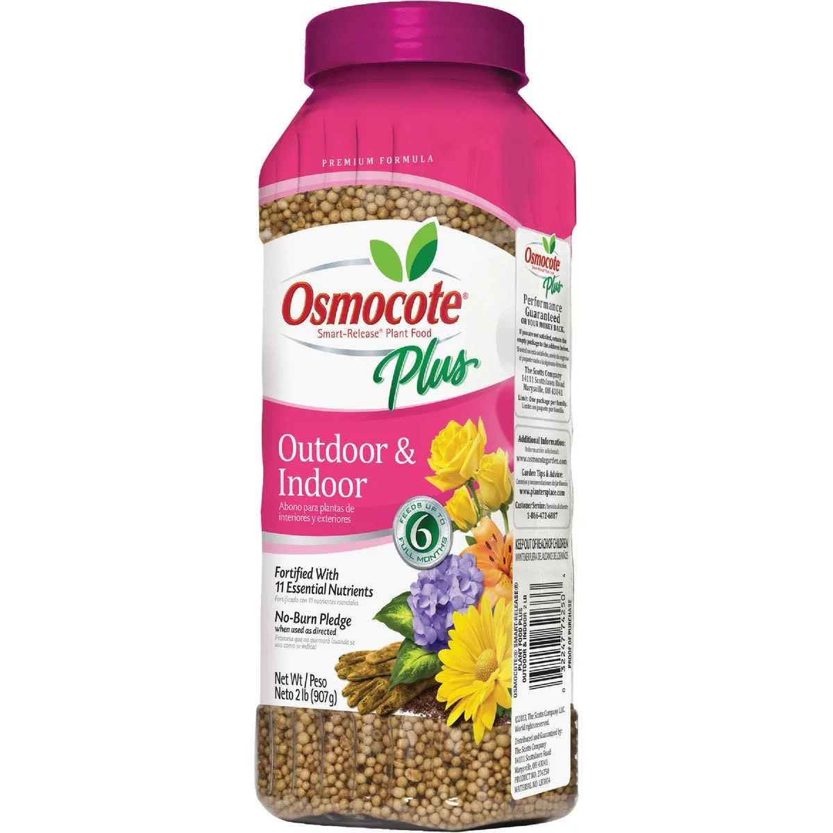 Safe Osmocote Smart Release Outdoor Indoor Plant Food Plus 2 lbs. Fine Crafted