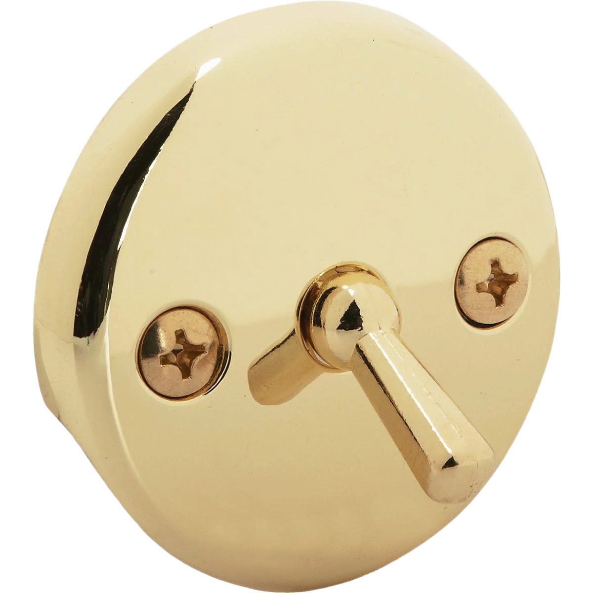 Trusted Do it Two-Hole Polished Brass Bath Drain Face Plate First-Class