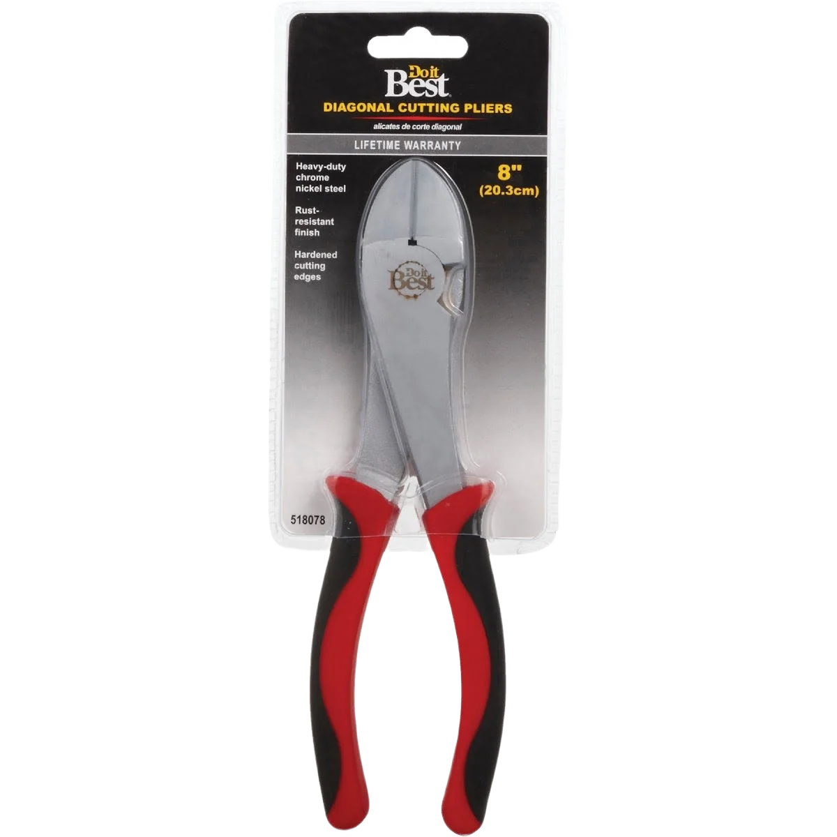 Dependable Do it 8 in. Diagonal Cutting Pliers Breathable