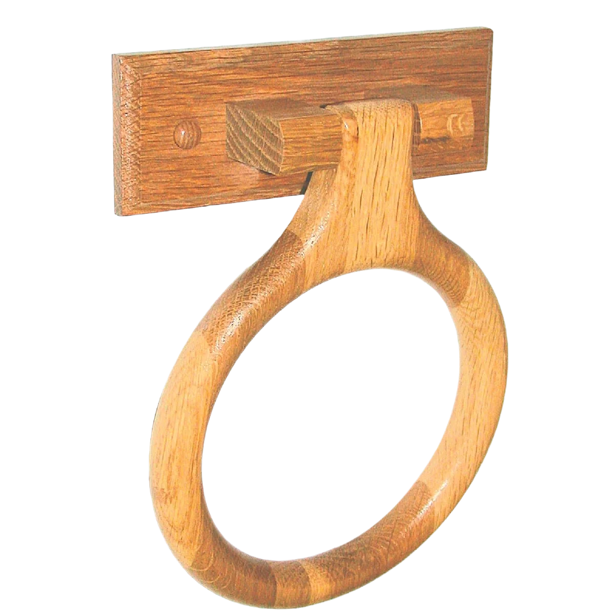 Next-Generation Home Impressions Oak Towel Ring Elegant