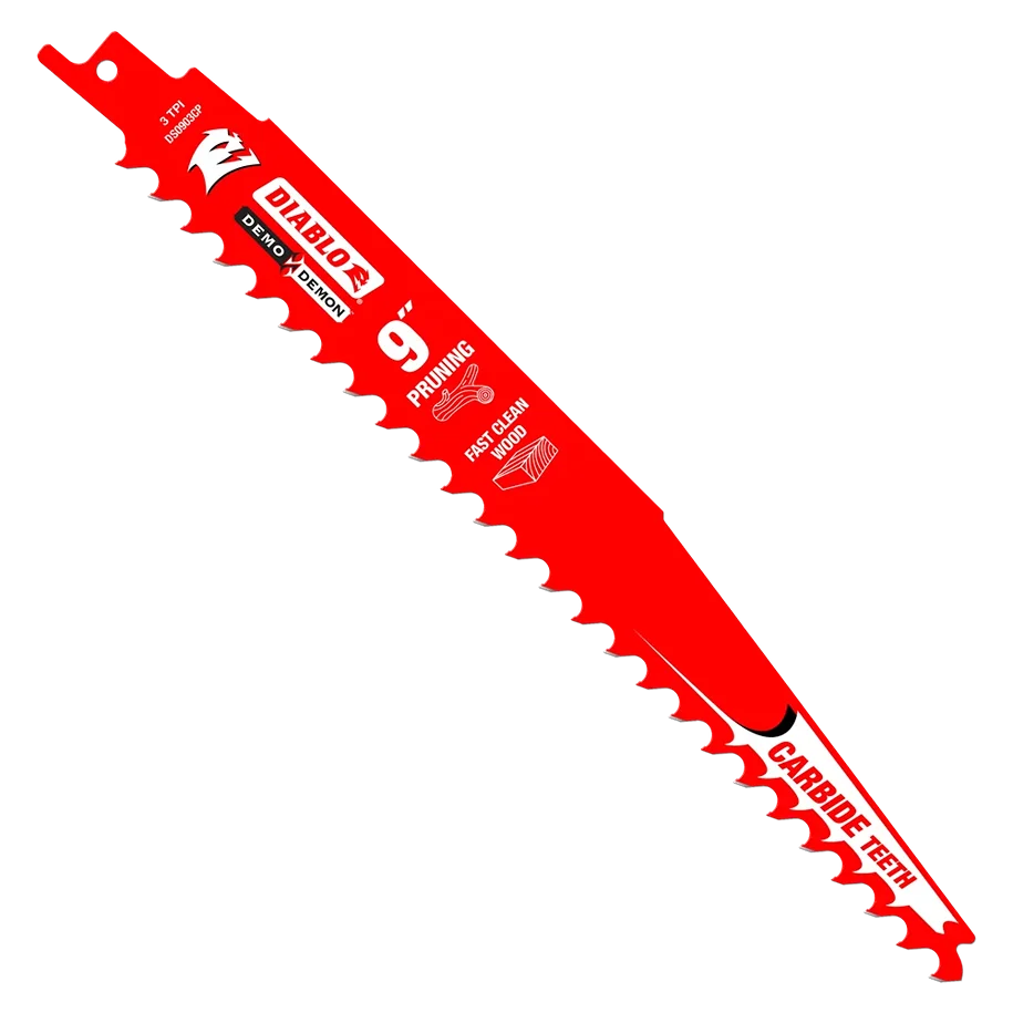 Flexible Diablo 9-In. Carbide Pruning Clean Wood Saw Blades 3-Pack Premium