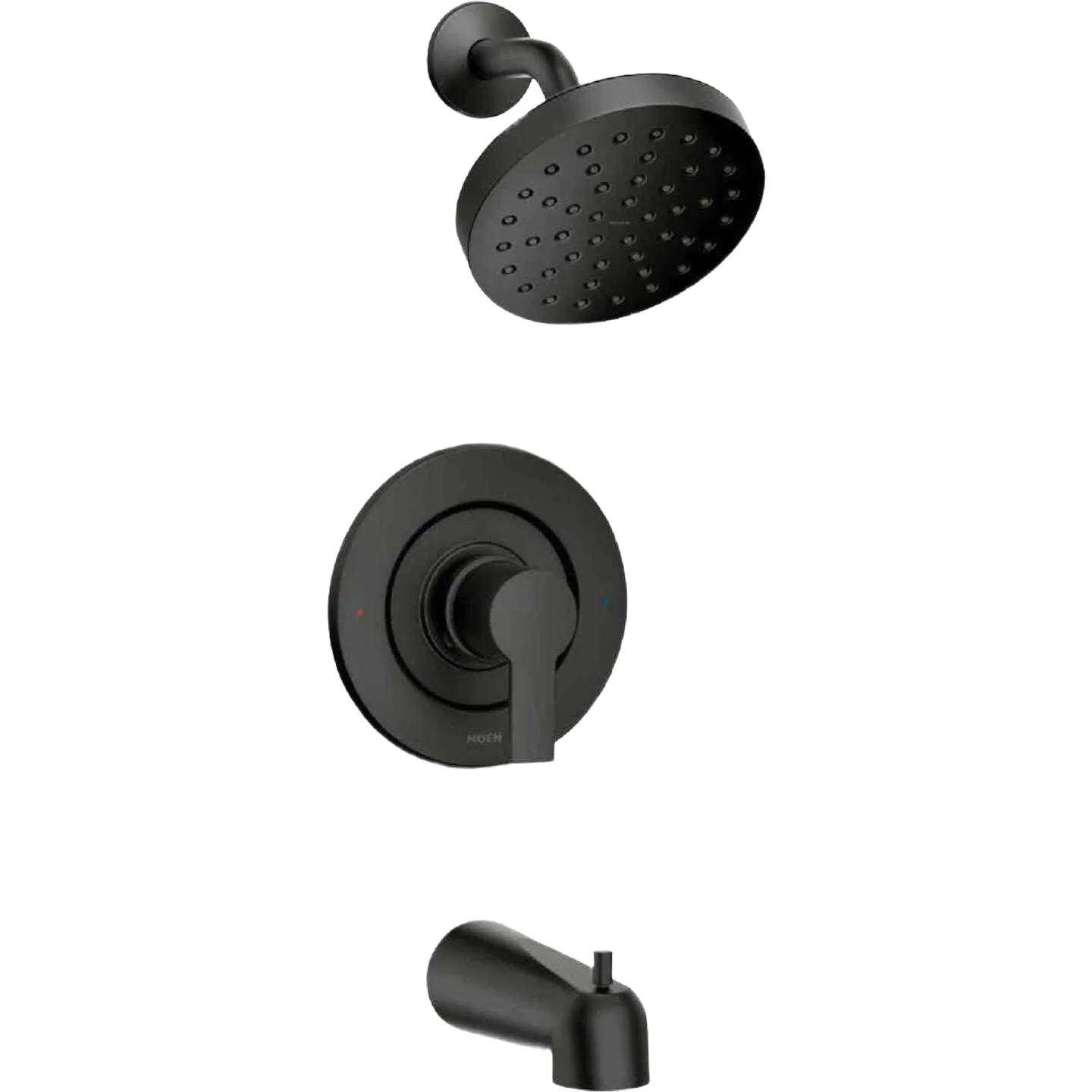 Artisan Moen Matte Black Single Handle Tub Shower Trim Exceptional