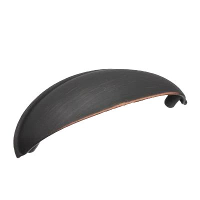 Green Amerock Ravino 3 Center-to-Center Oil-Rubbed Bronze Cabinet Cup Pull Dependable