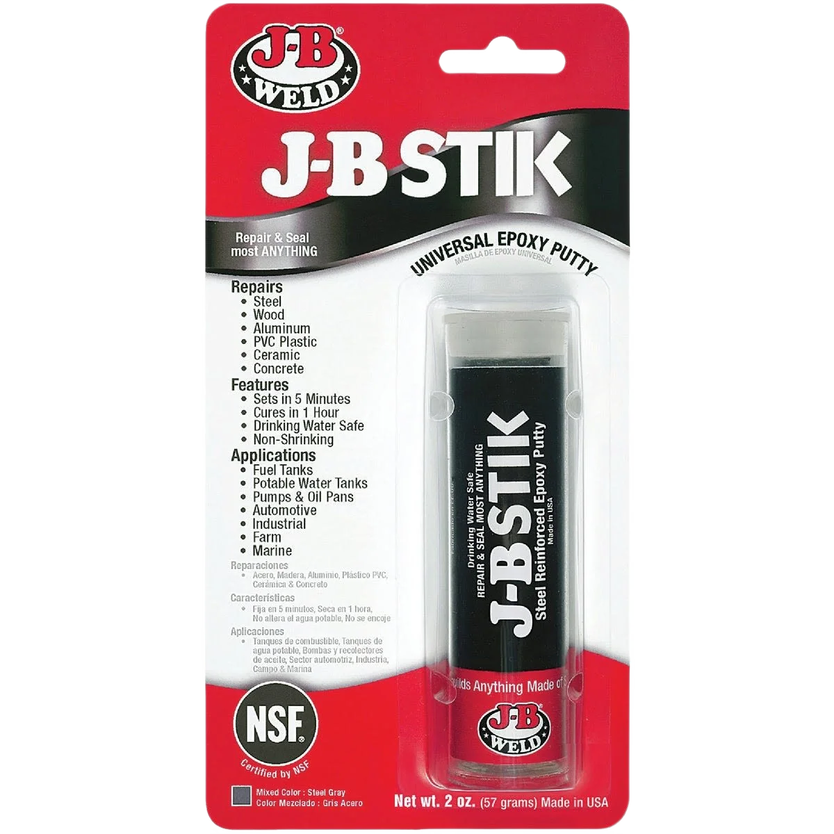 Contemporary J-B Weld Steelstik Gray Epoxy Putty 2 oz. Unique