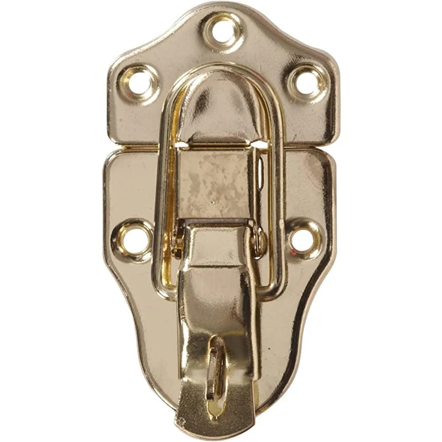 Crafted Hillman Brass Ornamental Locking Draw Catch Detailed