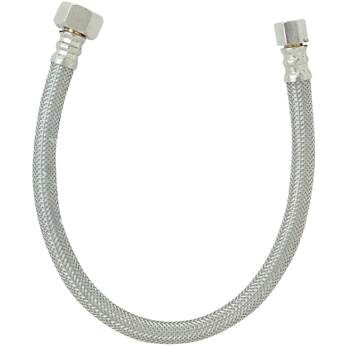 User-Friendly Do it Stainless Steel Faucet Connector 3 8 In. C x 1 2 In. F x 16 In. L Specialty