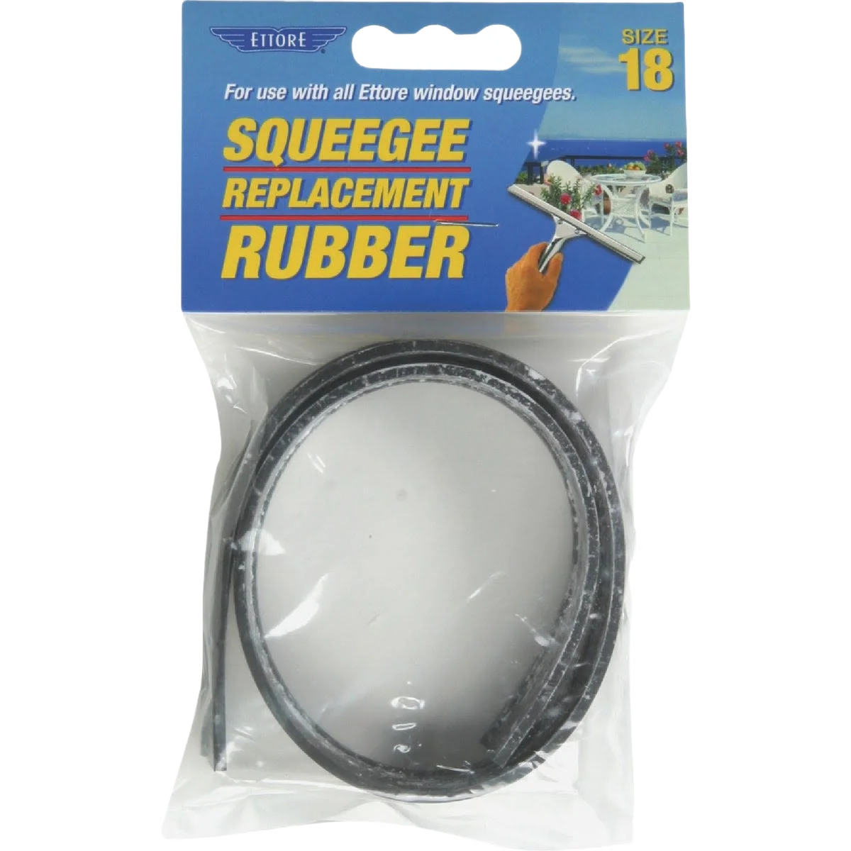 Soft Ettore Rubber Squeegee Blade 18 in. Environmentally Friendly