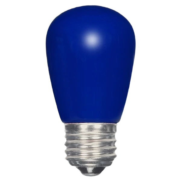 User-Friendly Satco 1.4 Watt S14 LED Blue Medium Base Light Bulb Healthy