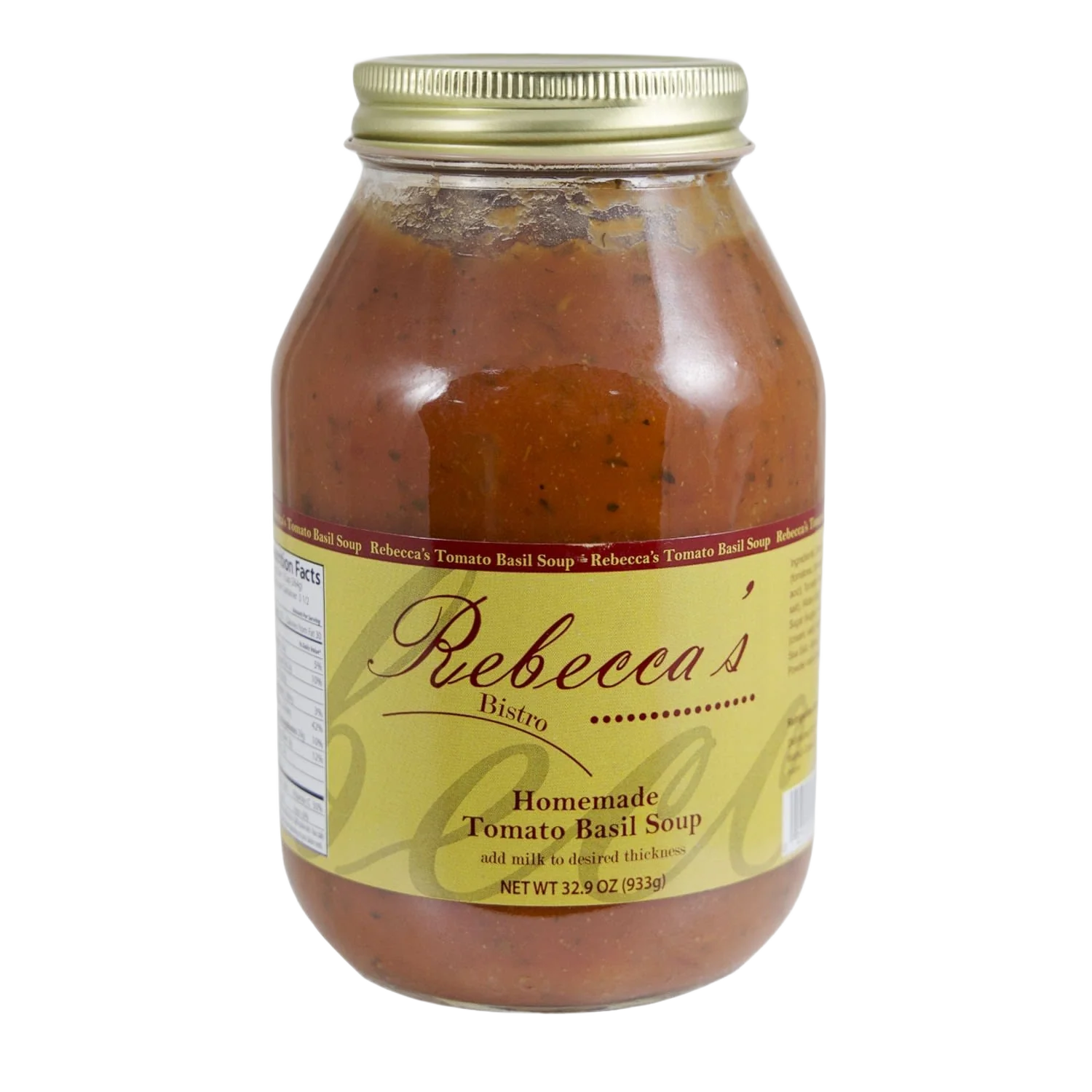 Practical Rebecca’s Tomato Basil Soup 1 Quart Breathable