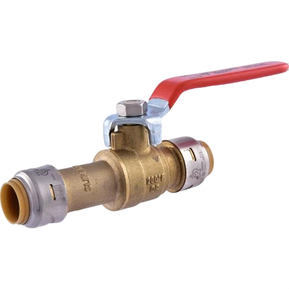 Healthy SharkBite Max 1 2 in. Brass Push-Fit Slip Ball Valve Classic