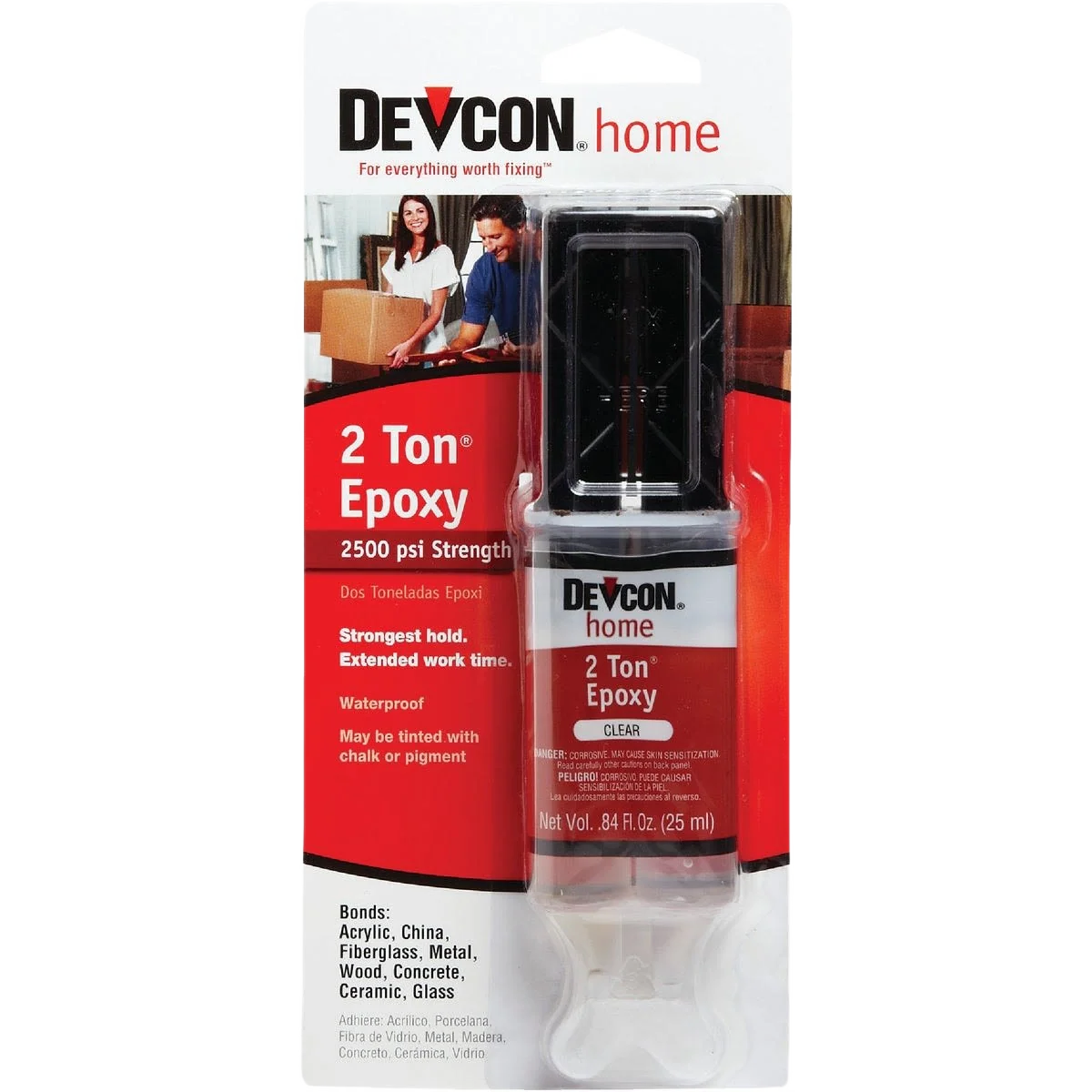 Organic Devcon 2-Ton Epoxy Syringe 0.84 oz. Consistent