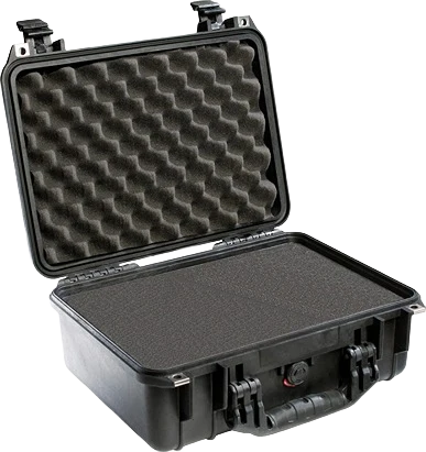 World-Class Pelican 16 x 13 x 7 1450 Black Protector Case Fine Crafted
