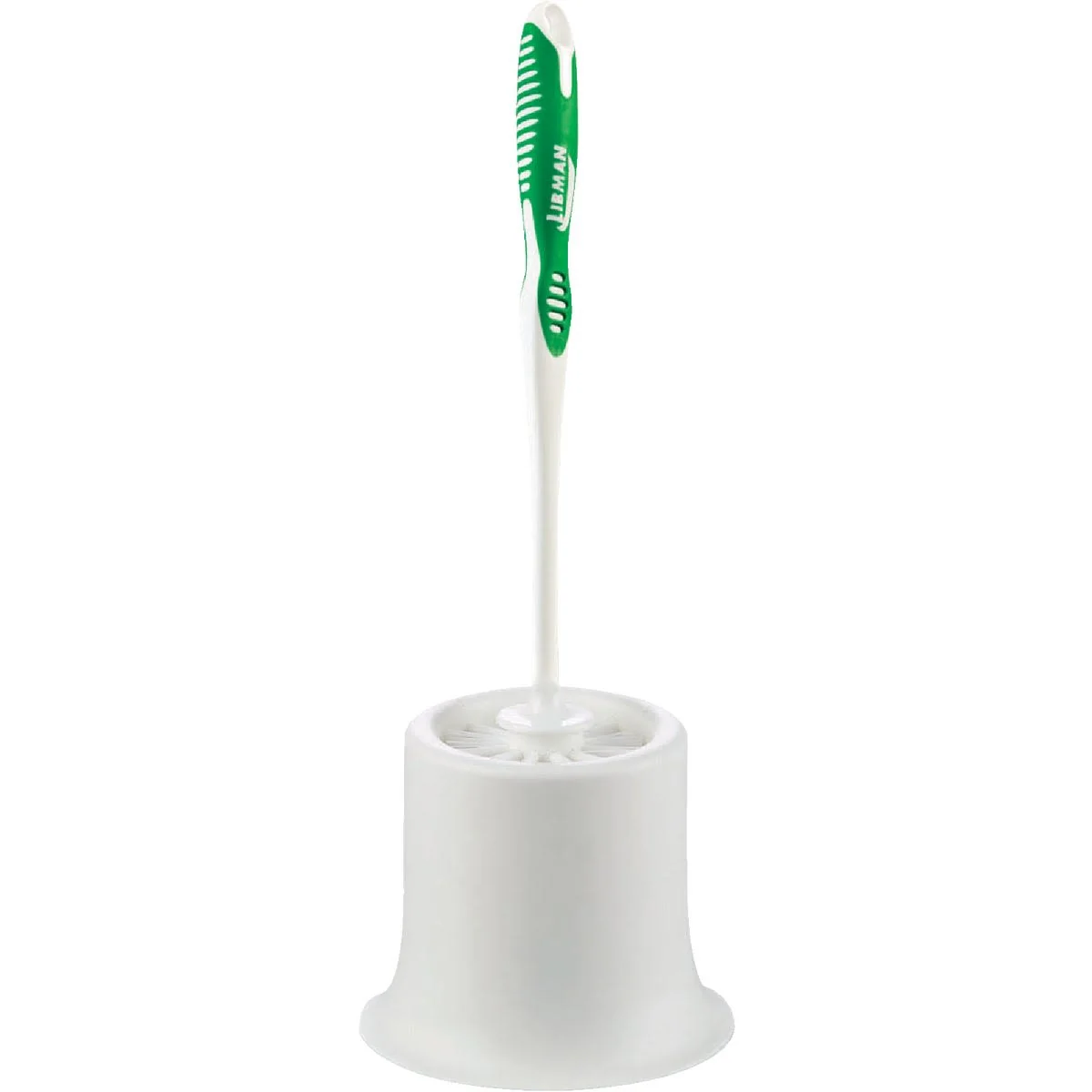 Durable Libman Toilet Bowl Brush and Caddy 16.75 in. Superior