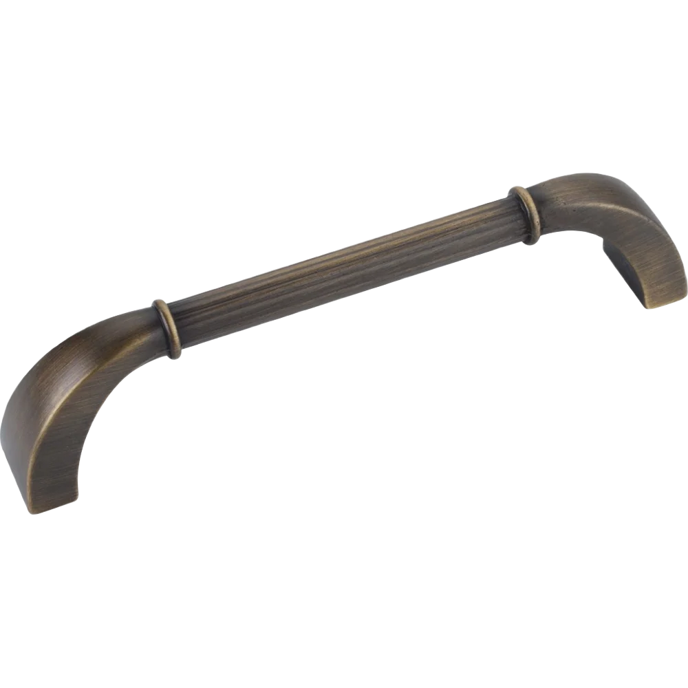Responsible Hardware Resources 128mm Cordova Pull Antique Brushed Satin Brass Exceptional