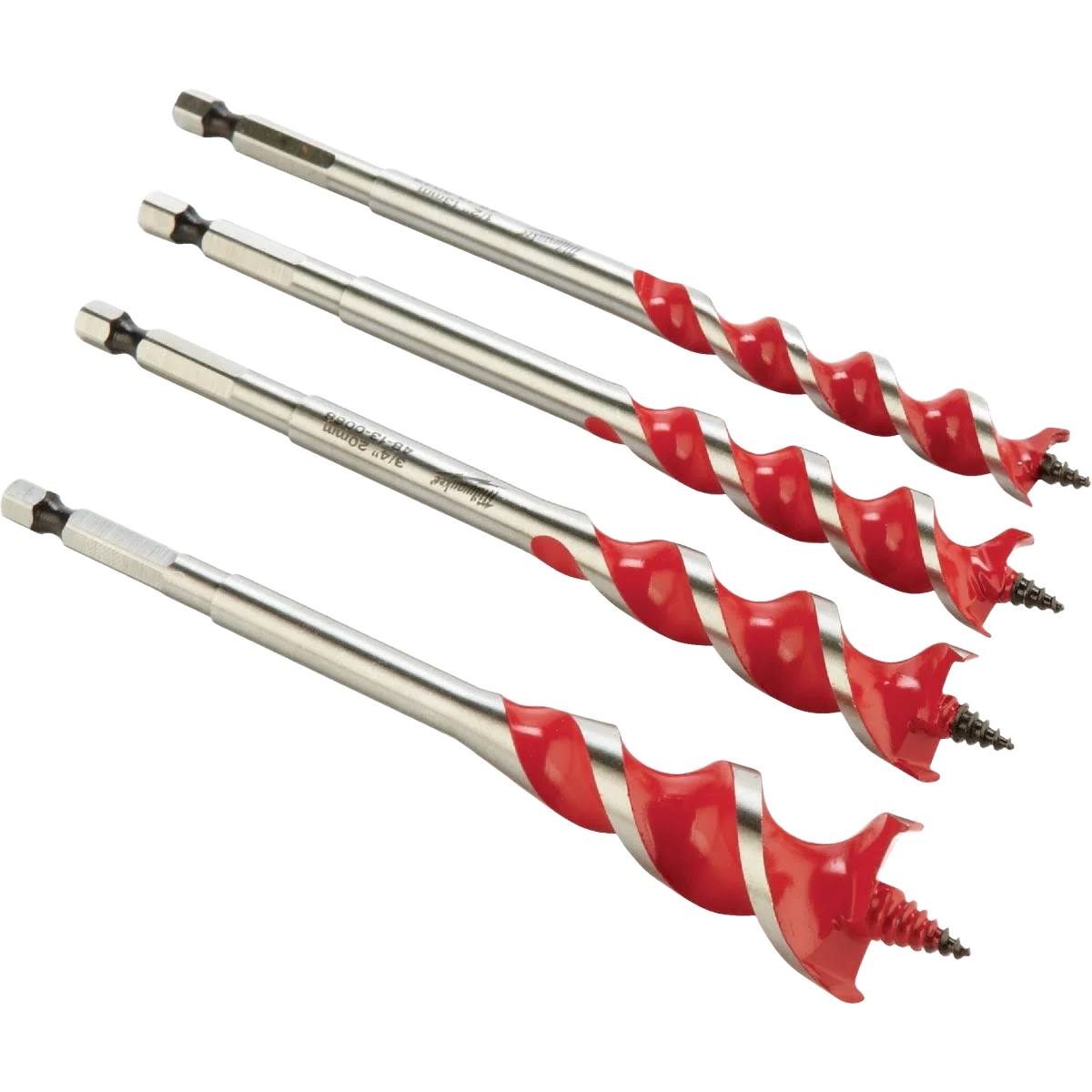 Authentic Milwaukee SPEED FEED™ 4-PC 6-1 2 Wood Bits Set Relaxed