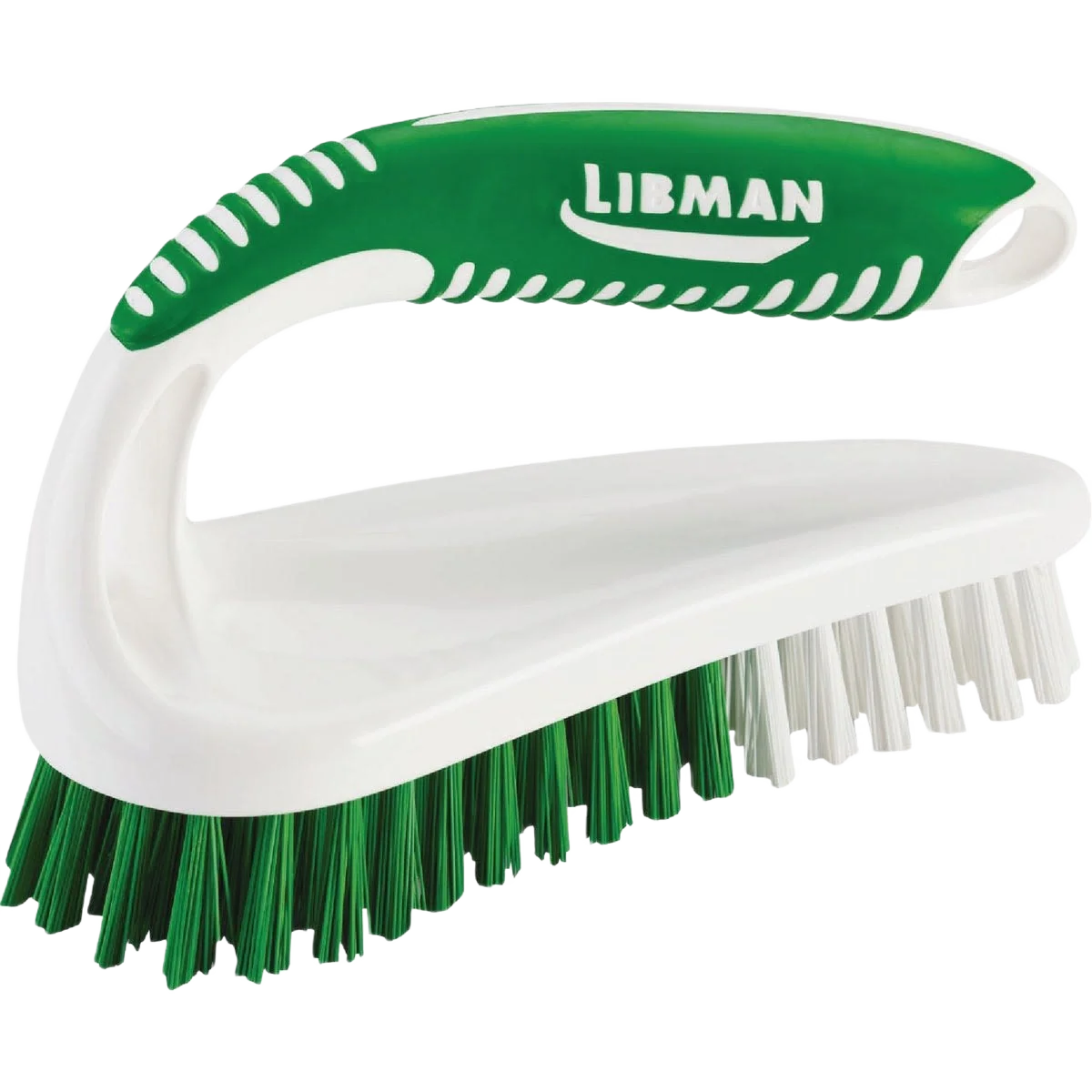 High-Quality Libman Polymer Sanoprene Bristle Contoured Grip Scrub Brush 7 in. Efficient