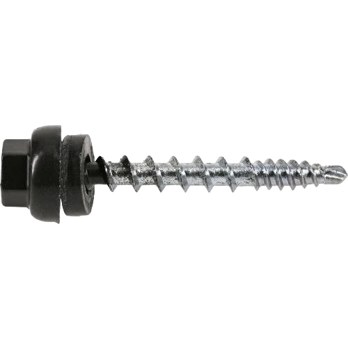 Fine Hillman 10 X 1-1 2 in. Black Roofing Screws 250 ct Premium Material