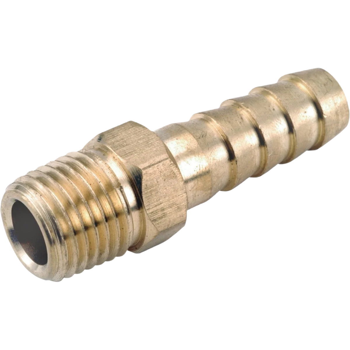 Convenient Anderson Metals Brass Hose Barb 3 8 In. ID x 1 4 In. MPT Easy-to-Use