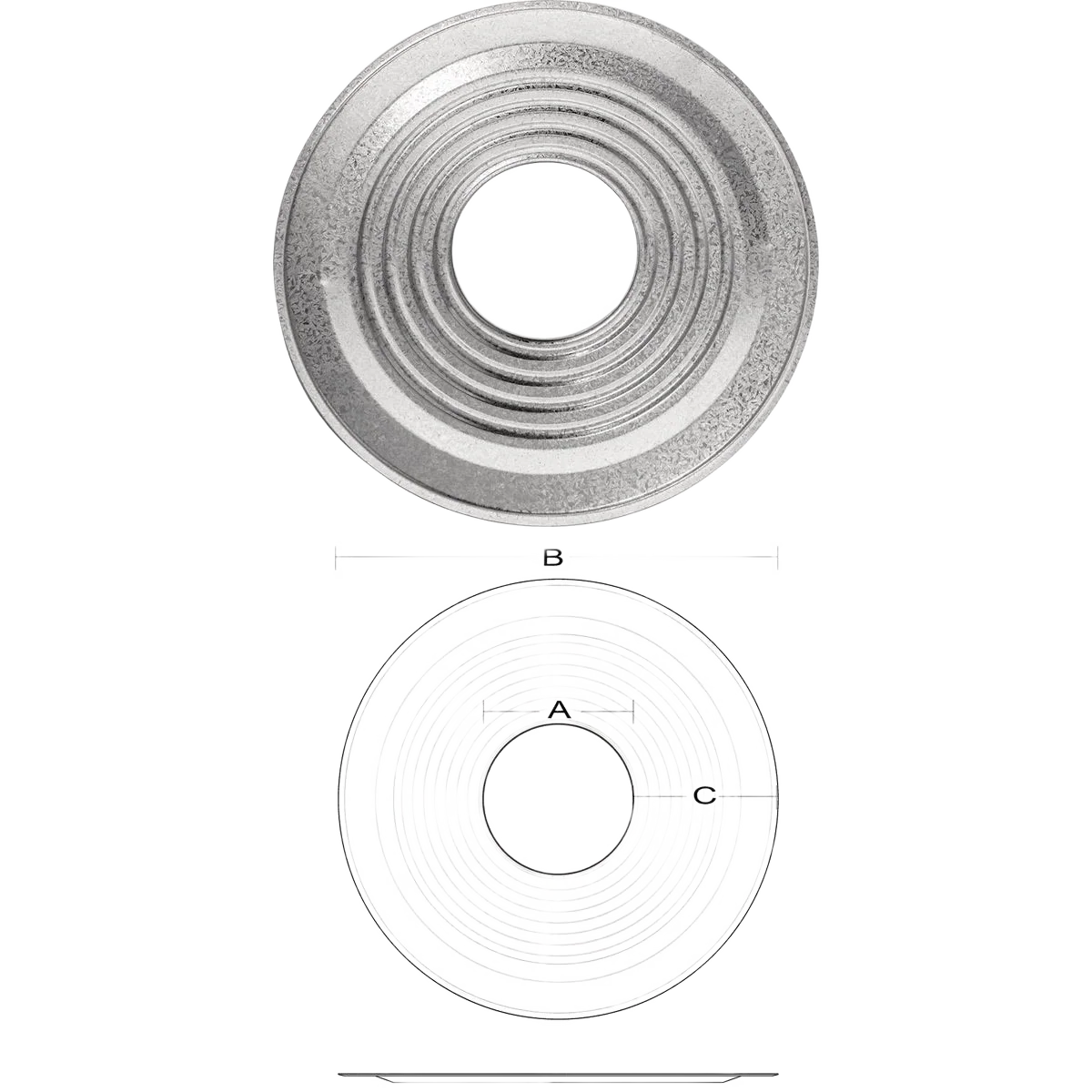 High-Grade Selkirk RV 5 x 5-3 4 x 10-1 2 Gas Vent Collar Advanced