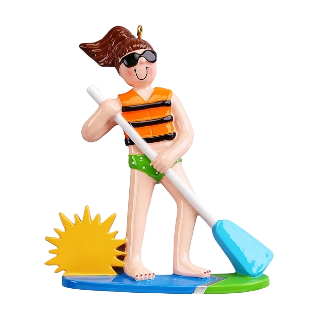 Versatile Rudolph Me Personalized Paddleboard Girl Ornament Modern
