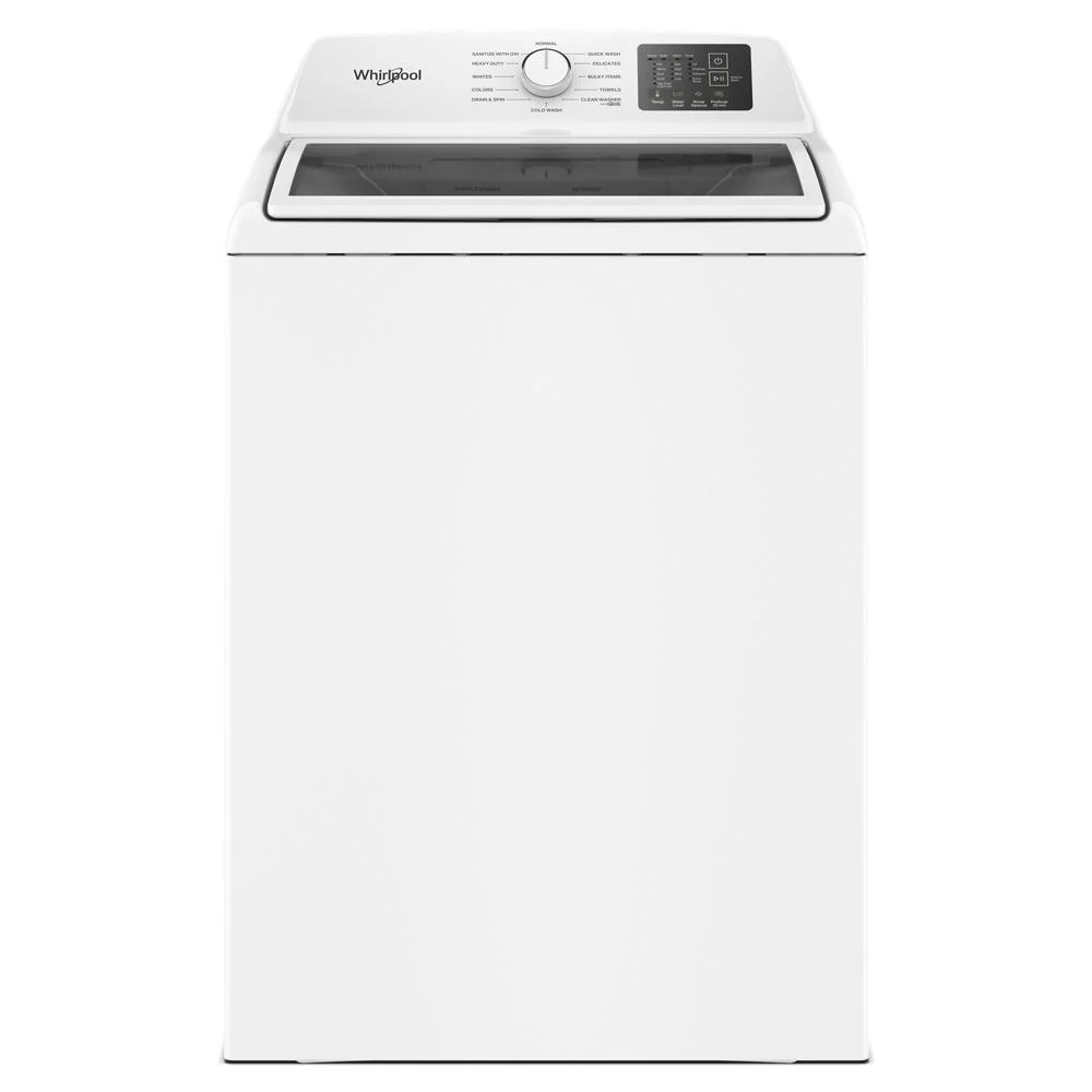 Crafted 4.3 Cu. Ft. Whirlpool® Top Load Impeller Washer with Quick Wash Cycle and Soft Close Glass Lid High-End