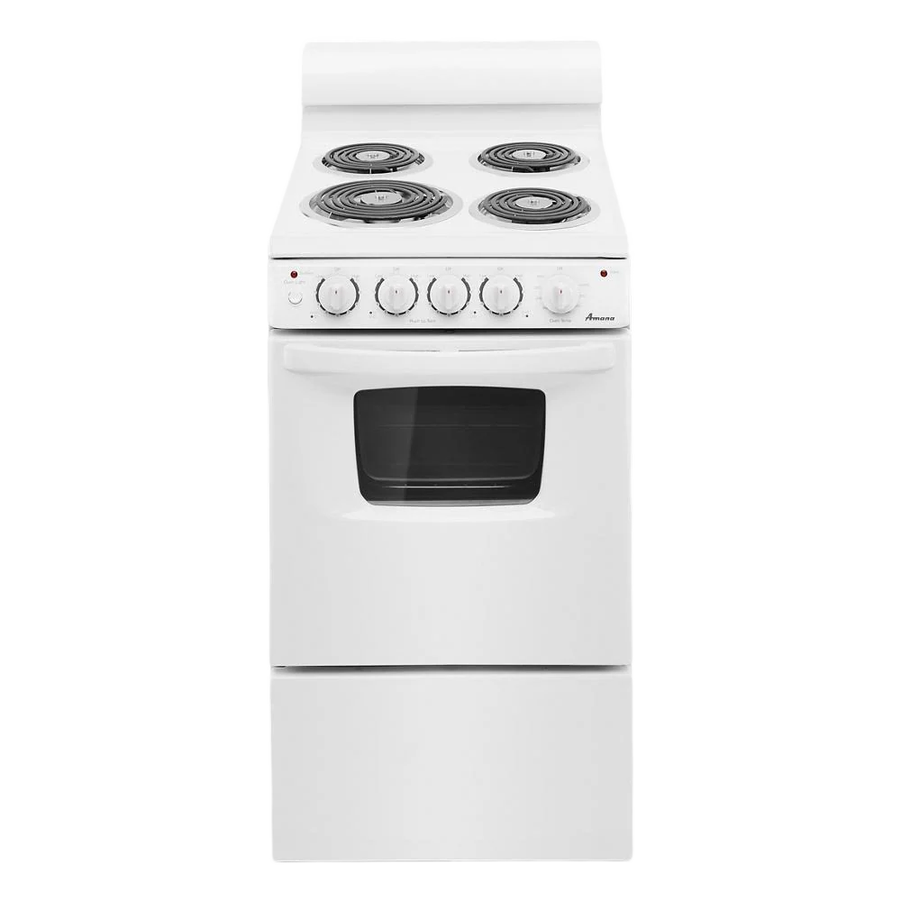 Environmentally Friendly 20-inch Amana® Electric Range Oven with Versatile Cooktop
