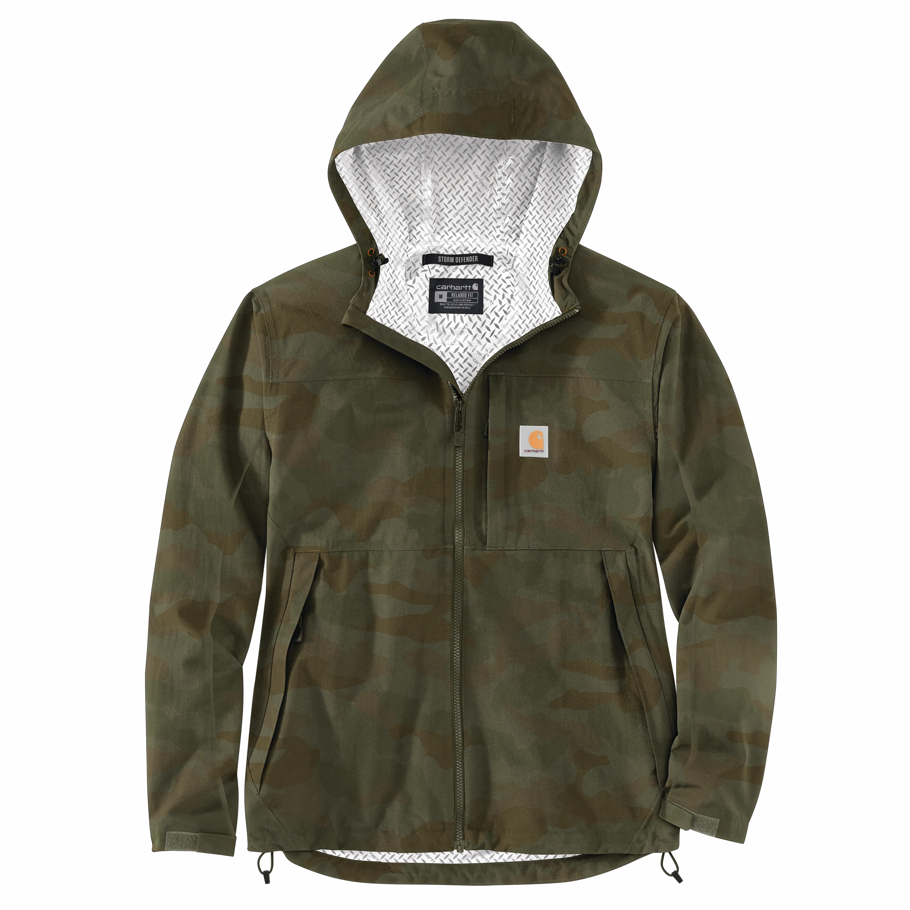 Smart Carhartt Men’s Storm Defender Relaxed Fit Lightweight Packable Jacket Smooth